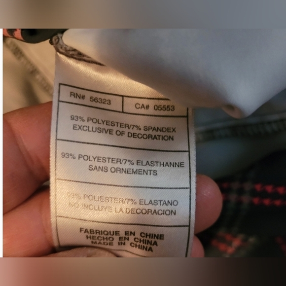 Nike Golf Shorts In Dark Grey and Red Plaid Check 6 - Picture 4 of 4